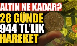 Gram altın ne kadar? 28 günde 944 TL’lik hareket yaşandı