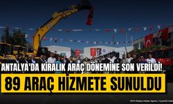 Antalya Büyükşehir'den Filoya Dev Yatırım: 89 Yeni Araç Hizmette