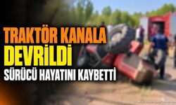 Antalya'da acı olay: Bahçe dönüşü kanala devrilen traktörün sürücüsü hayatını kaybetti