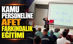 Atabey'de Kamu Personeline AFAD'dan Afet Eğitimi Verildi
