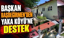 Başkan Başdeğirmen'den Yaka Köyü Sosyal Tesisine Destek