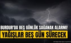 Burdur'da Sağanak Yağış Alarmı: 5 Günlük Hava Tahmini Açıklandı