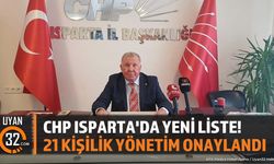 CHP Isparta İl Yönetimi Onaylandı: İşte 21 Kişilik Liste