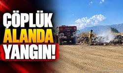 Çöplük Alanda Yangın: Orman Ekipleri Müdahale Etti