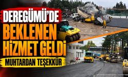 Deregümü Köyü'nde Asfaltlama Çalışması Tamamlandı