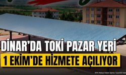 Dinar'da TOKİ Pazar Yeri Tamamlandı: Açılış Tarihi Açıklandı