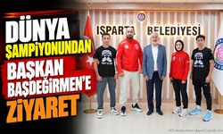 Dünya Şampiyonu Fatime Yürekli Başkan Başdeğirmen'i Ziyaret Etti