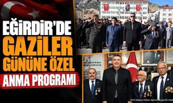 Eğirdir'de 19 Eylül Gaziler Günü Törenle Anıldı