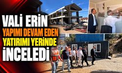 Eğirdir'de Fen Lisesi İnşaatı Hızla Yükseliyor: Vali Erin İnceledi