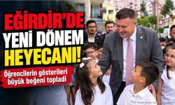 Eğirdir'de İlköğretim Haftası Töreni Renkli Görüntülere Sahne Oldu