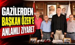 Eğirdir Gaziler Derneği'nden Belediye Başkanı Mustafa Özer'e Ziyaret