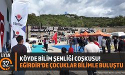 Eğirdir Gökçehüyük Köyü'nde Bilim Şenliği Düzenlendi