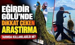 Eğirdir Gölü Makrofitleri Tarıma Kazandırılıyor: Saha Örneklemesi