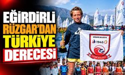 Eğirdirli Rüzgar Hepdeniz Yelken Yarışlarında İkinci Oldu