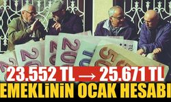 Emeklinin cebine girecek para şimdiden hesaplandı: 23 bin 552 TL’den 25 bin 671 TL’ye