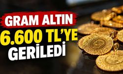 Gram altın düşüşü hızlandı: Fiyat 6.600 TL sınırına kadar çekildi