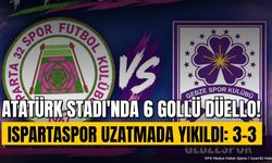 Isparta 32 Spor Gebzespor Karşılaşması Nefes Kesti: 3-3