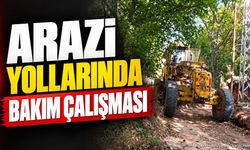 Isparta Bağkonak Köyünde Arazi Yolları Bakıma Alındı