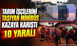 Isparta-Burdur Kara Yolunda Feci Kaza: 10 Tarım İşçisi Yaralandı