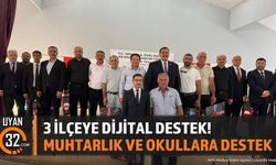 Isparta'da 3 İlçedeki Muhtarlık ve Okullara Bilgisayar Desteği