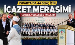 Isparta'da 44 Genç Hafız İçin İcazet Merasimi Düzenlendi