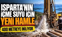 Isparta'da İçme Suyu İçin Dev Sondaj: Eğirdir'de 400 Metreye İniliyor
