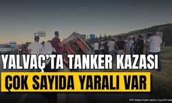 Isparta'da LPG Tankeri ile Kamyon Çarpıştı: Yaralılar Var