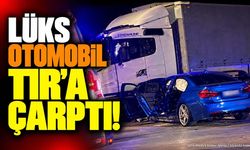 Isparta'da Lüks Otomobil TIR'a Çarptı: 1 Kişi Yaralandı