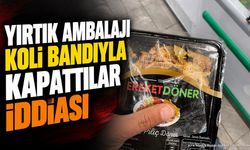 Isparta'da Markette Skandal İddia: Tavuk Dönere Koli Bandı!