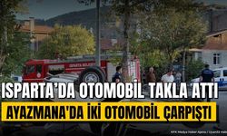 Isparta'da Otomobil Takla Attı: Kazada 1 Kişi Yaralandı