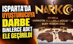 Isparta'da polisten dev operasyon: 14 binden fazla emdirilmiş kağıt yakalandı!