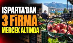 Isparta'da Sebze Meyve Operasyonu: 3 Firma Soruşturma Listesinde