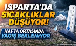 Isparta’da Sıcaklıklar Düşüyor, Hafta Ortasında Yağış Bekleniyor