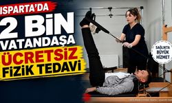 Isparta'da Ücretsiz Fizik Tedavi Hizmeti: 35 Bin Seans Ulaştı