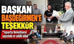 Isparta'da Yaka Köyü'nde Yeni Evine Kavuşan Aileden Ziyaret