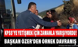 Isparta'da Yolda Kalan KPSS Adayının Yardımına Belediye Başkanı Koştu