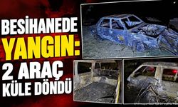 Isparta Direkli Köyü'nde Besihane Yangını: İki Araç Kül Oldu