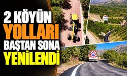 Isparta Eğirdir'de 2 köyün yolları baştan sona yenilendi: İşte yapılan çalışmalar