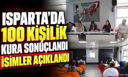 Isparta GSB TYP Kura Sonuçları Açıklandı: 100 Kişi Belirlendi