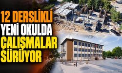 Isparta Gülcü İlkokulu Yeni Binasında Çalışmalar Sürüyor