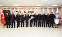 Isparta İtfaiyesi 312 Yaşında: Başkan Başdeğirmen'e Ziyaret