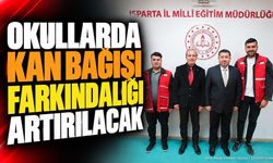 Isparta Kızılay'dan Milli Eğitim Müdürü Recai Ocak'a Ziyaret
