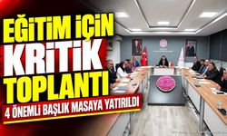 Isparta Milli Eğitim'den Kritik Zirve: Projeler Masaya Yatırıldı