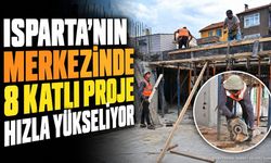 Isparta Mimar Sinan Katlı Otopark İnşaatı Hızla Yükseliyor