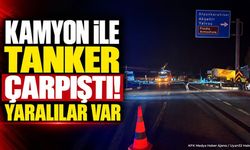 Isparta Yalvaç'ta Feci Kaza: Gaz Tankeri ile Kamyon Çarpıştı