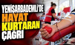 Isparta Yenişarbademli'de Türk Kızılay Kan Bağışı Kampanyası