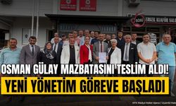 Isparta'da kongre sonrası mazbata heyecanı: Osman Gülay göreve resmen başladı