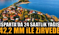 Isparta’da yağışın en fazla düştüğü yer belli oldu: Tam 42,2 milimetre