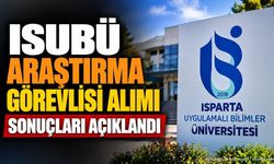 ISUBÜ Araştırma Görevlisi Alımı Sonuçları Açıklandı