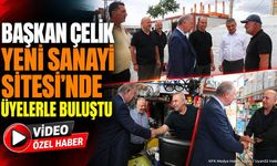 ITSO Başkanı Metin Çelik Sanayi Esnafını Ziyaret Etti